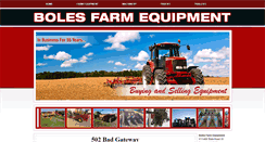 Desktop Screenshot of bolesfarm.com