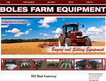 Tablet Screenshot of bolesfarm.com